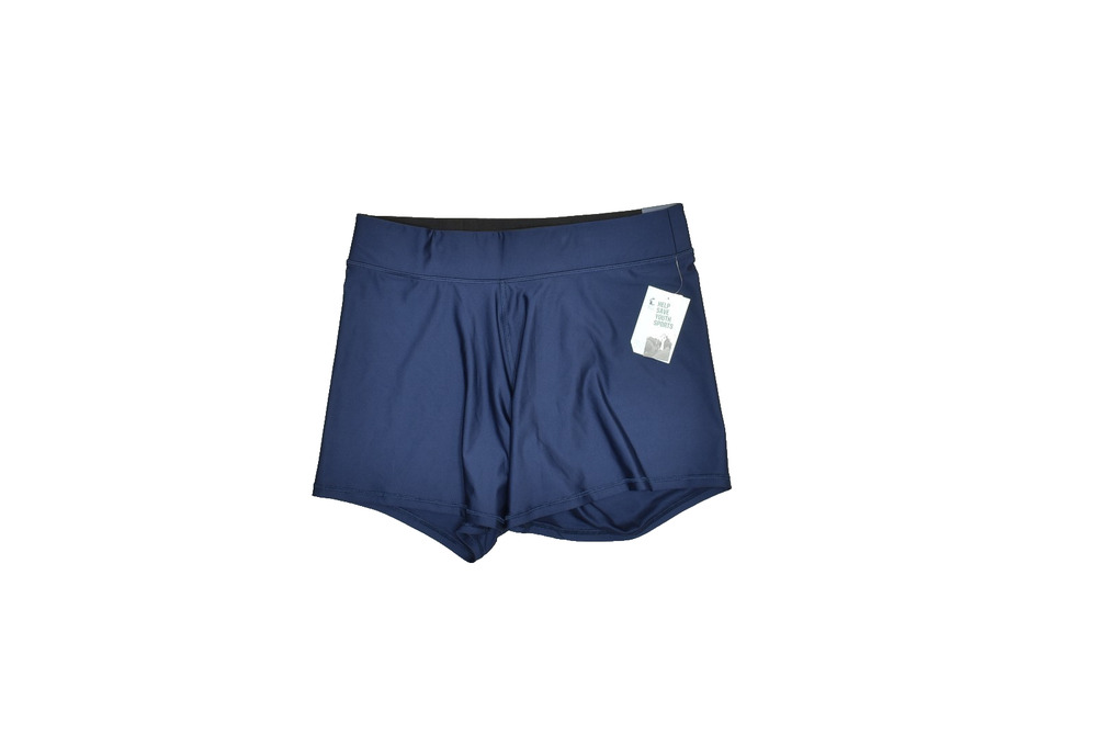 NEW DSG Women's Compression Mid Rise Athletic Shorts Navy Blue 5" Inseam Size 18